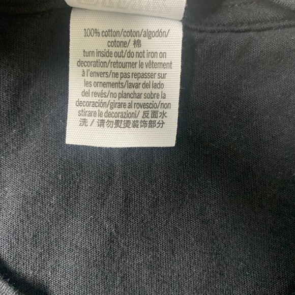 PINK Victoria's Secret Womens T Shirt Size XS Black/Gold Sequins Short Sleeves - Picture 9 of 10